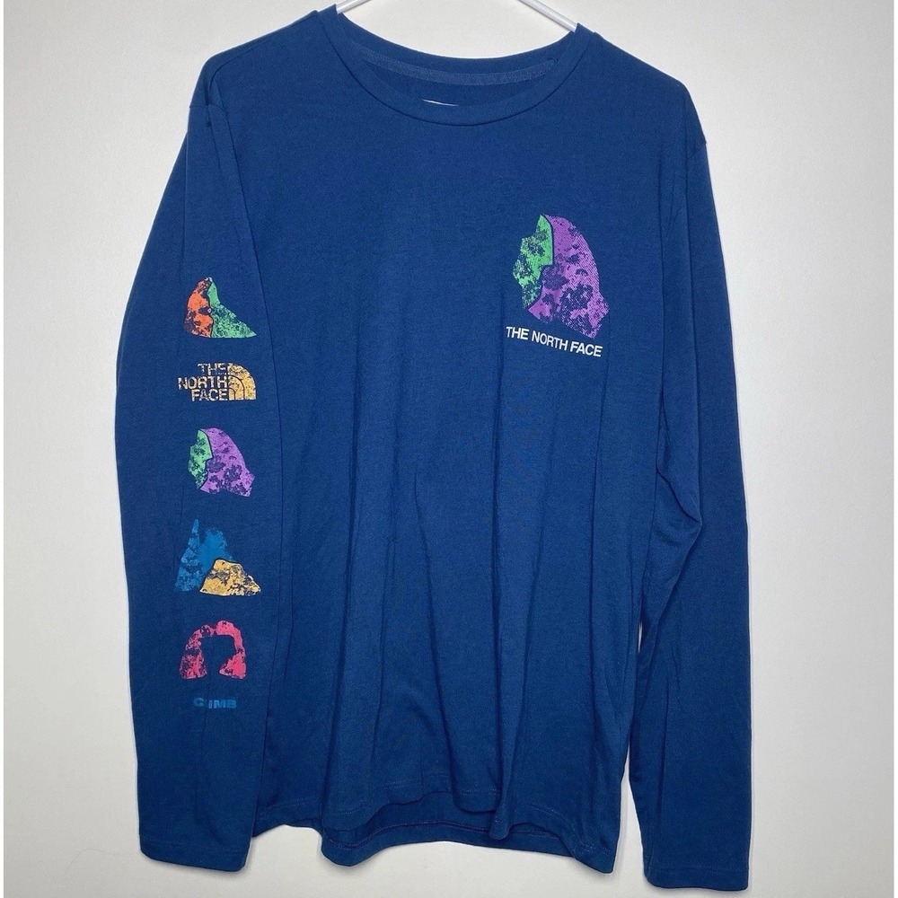 The North Face Men's Medium Graphic T Shirt Long Sleeve *flaws*